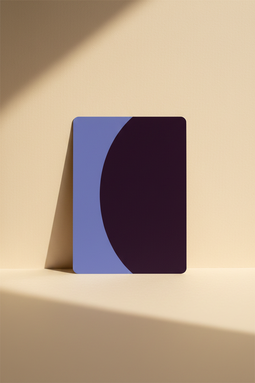 Single insync Business Partners card standing upright